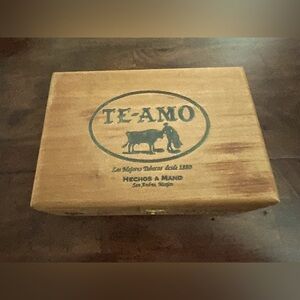 Vintage Te-Amo Empty Cigar Box